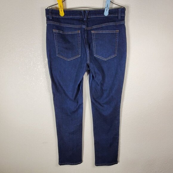 Duluth Trading Co. Blue Denim Womens Straight Leg Jeans 10x31 Cotton Blend - Picture 2 of 11